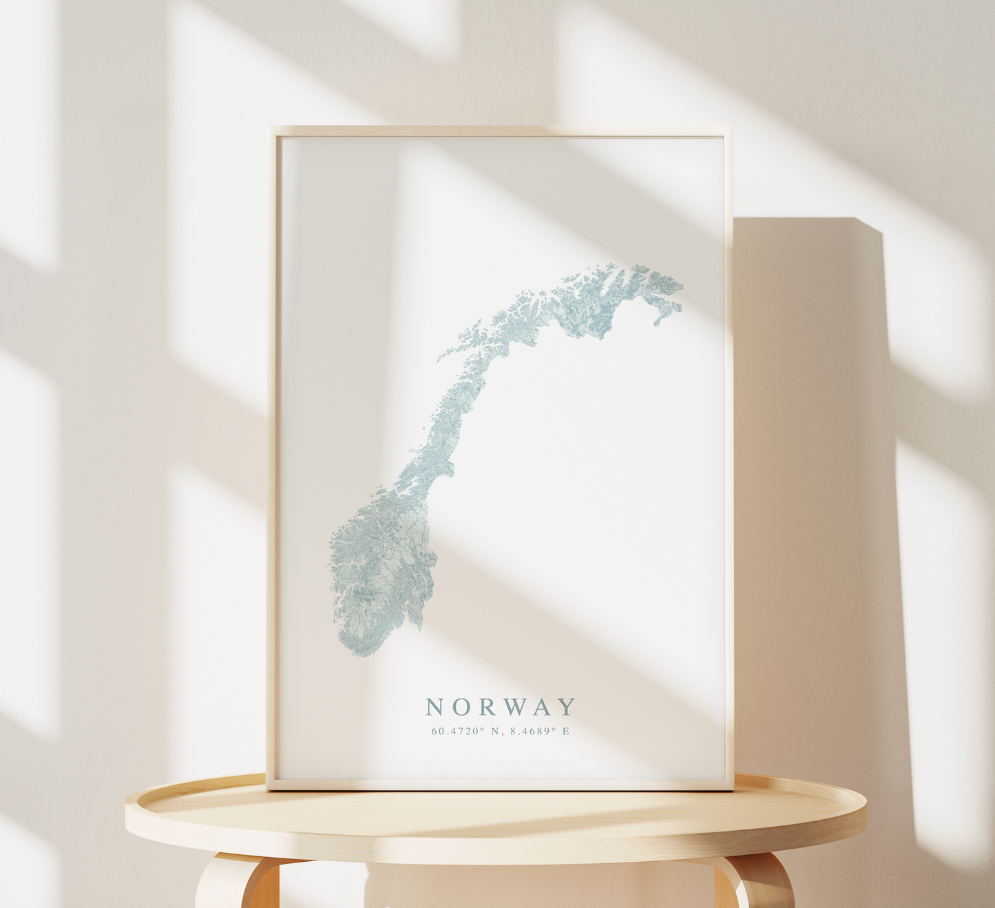 Norway Map Print