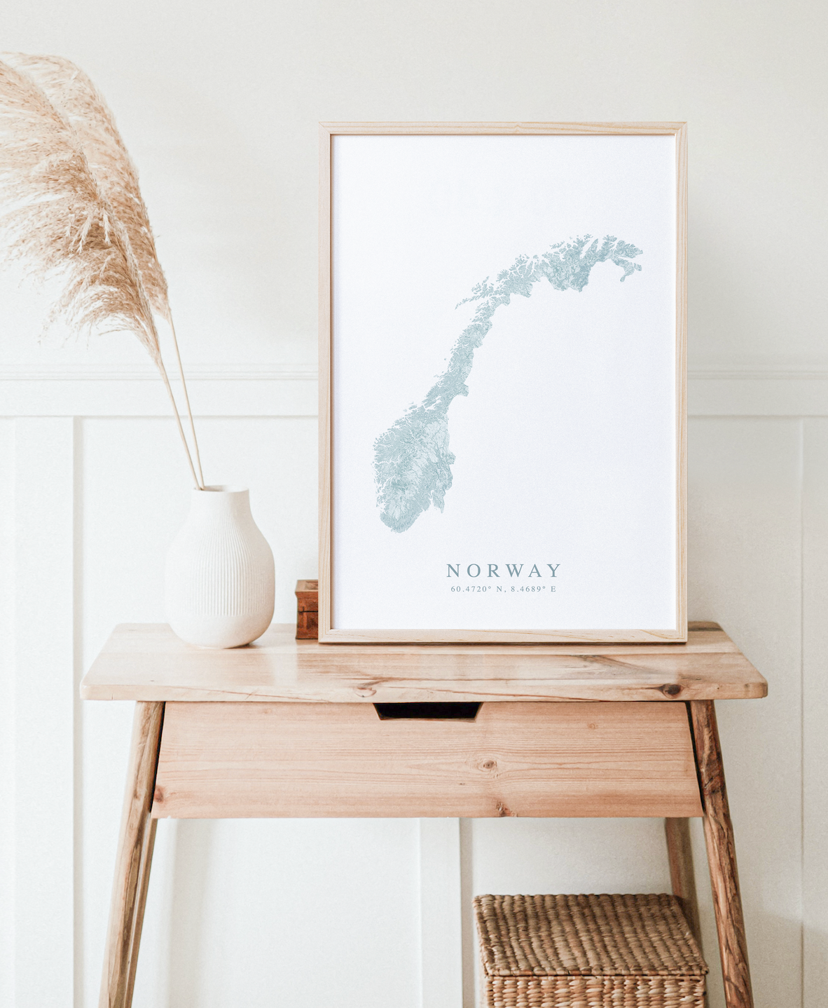 Norway Map Print