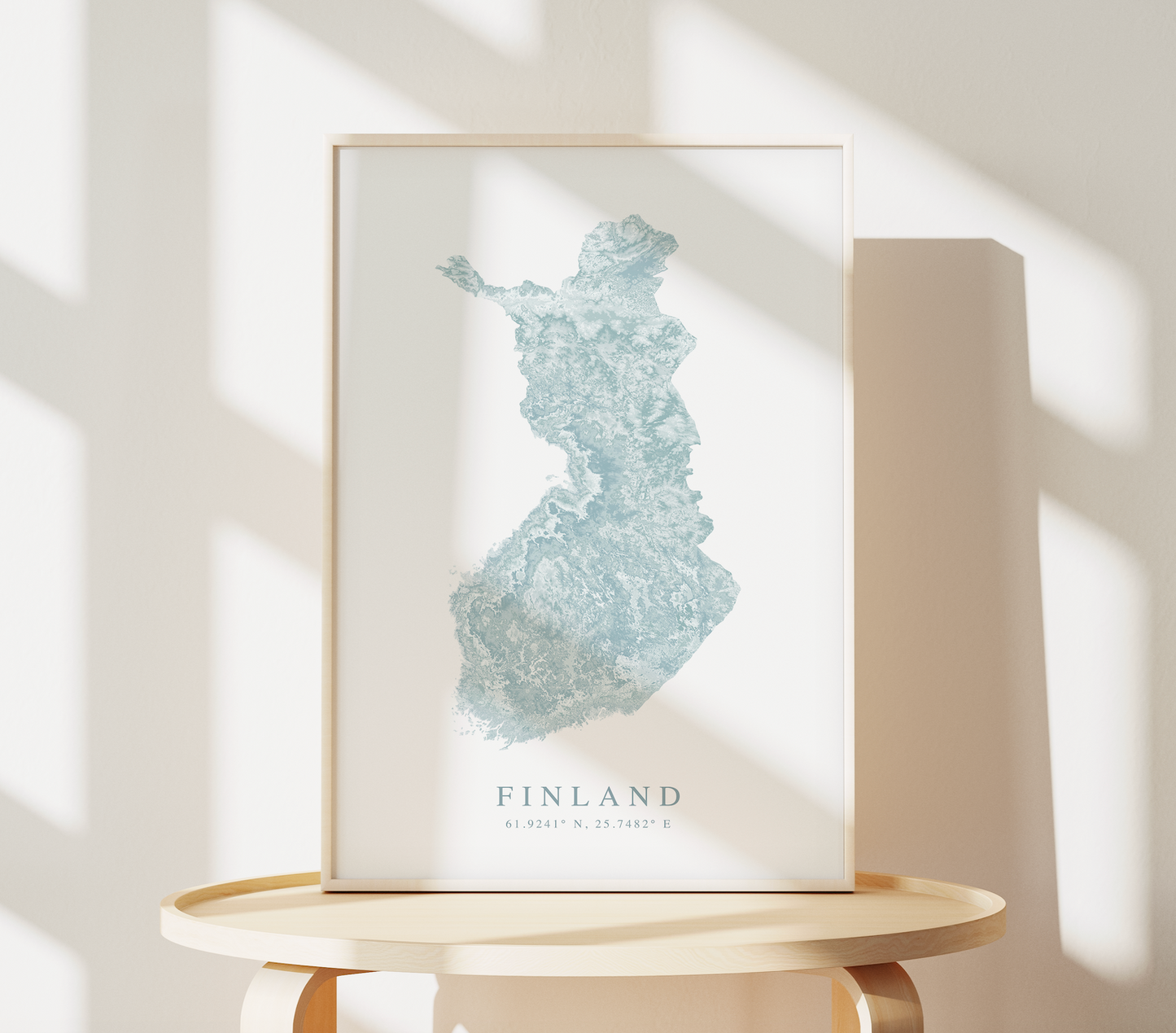 Finland Map Print