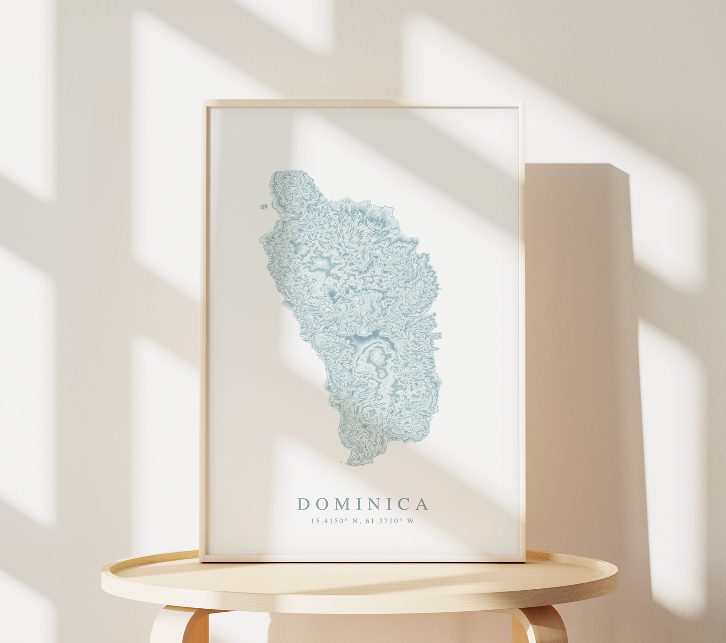 Dominica Map Print