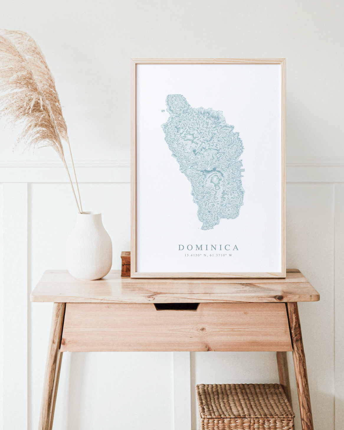 Dominica Map Print