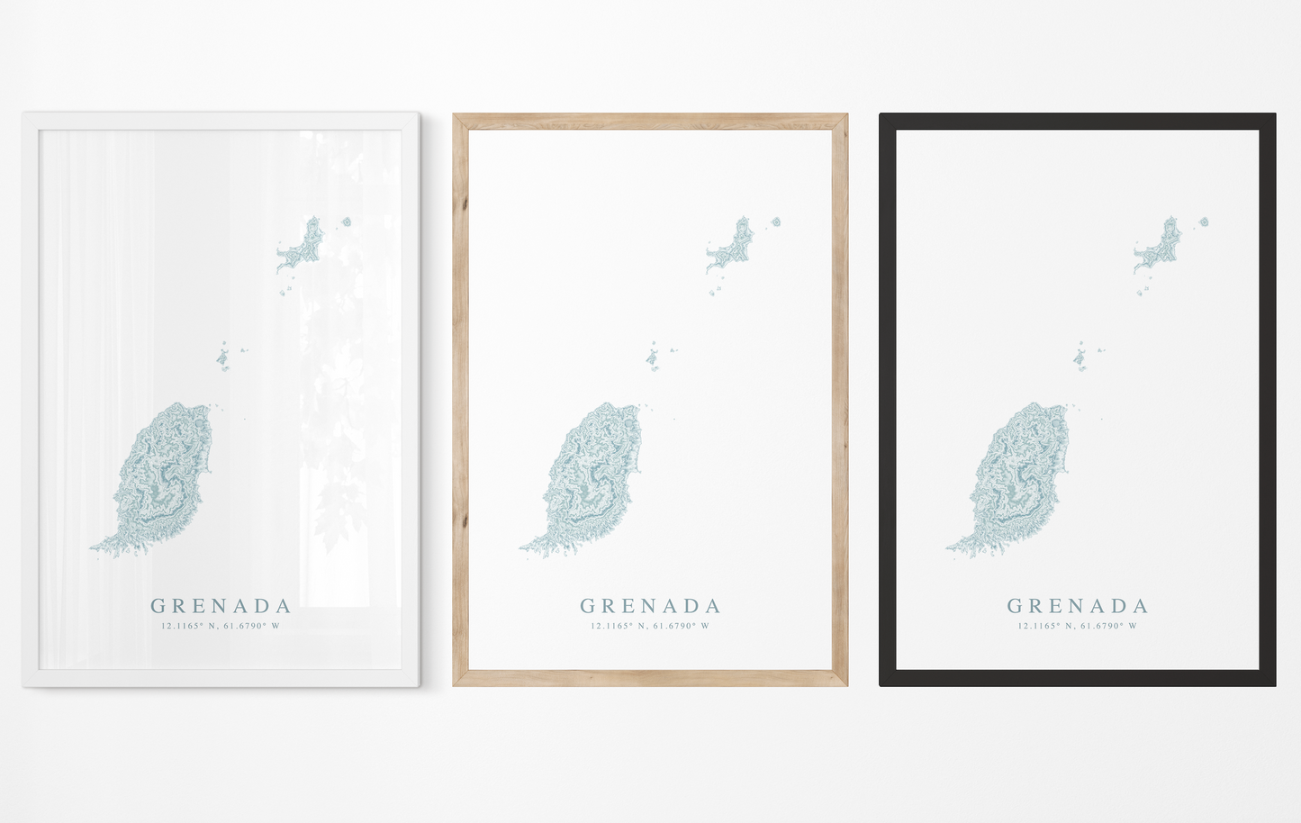 Grenada Map Print