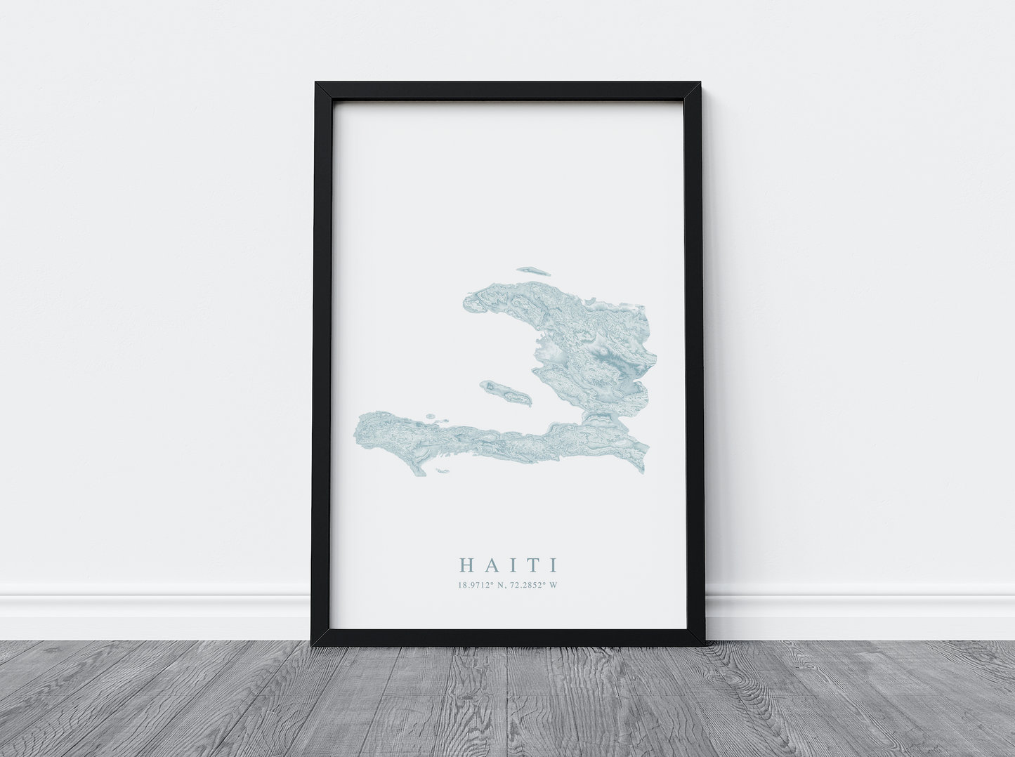 Haiti Map Print