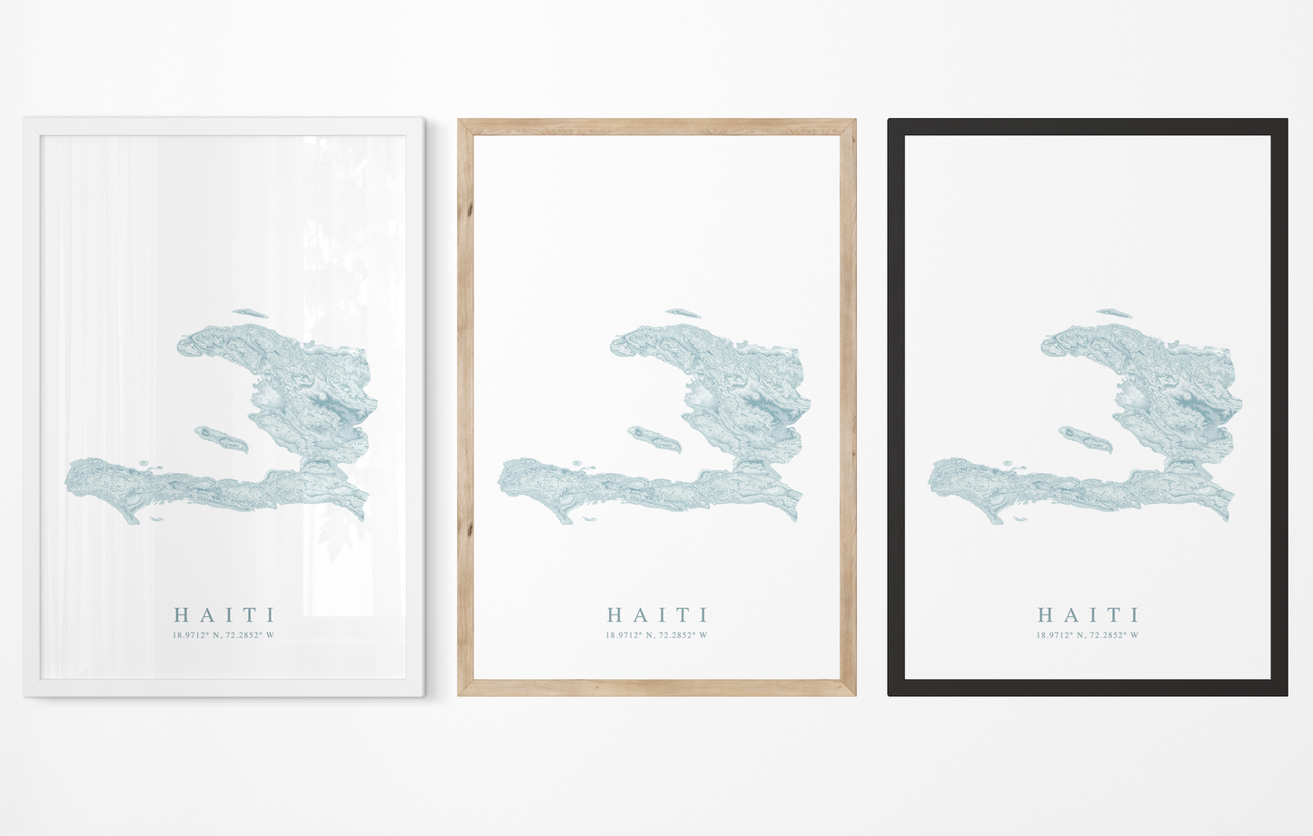 Haiti Map Print