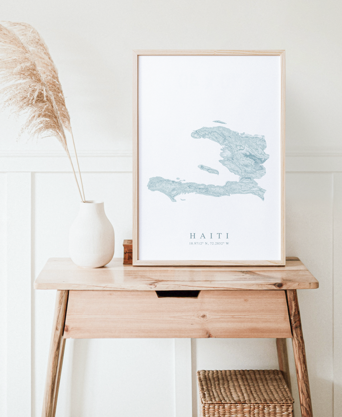 Haiti Map Print