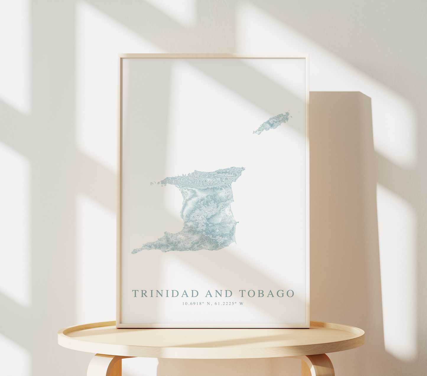 Trinidad and Tobago Map Print