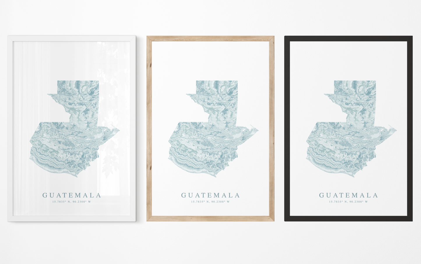 Guatemala Map Print