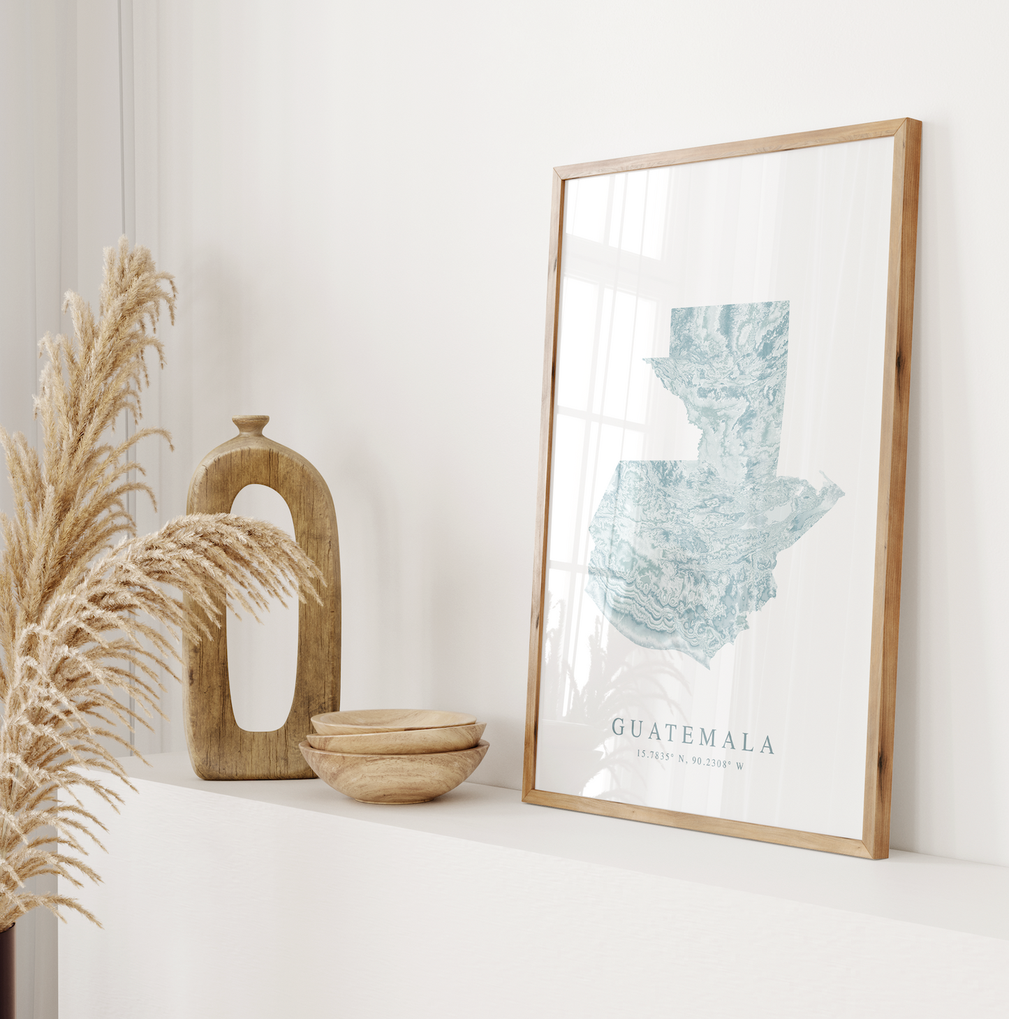 Guatemala Map Print