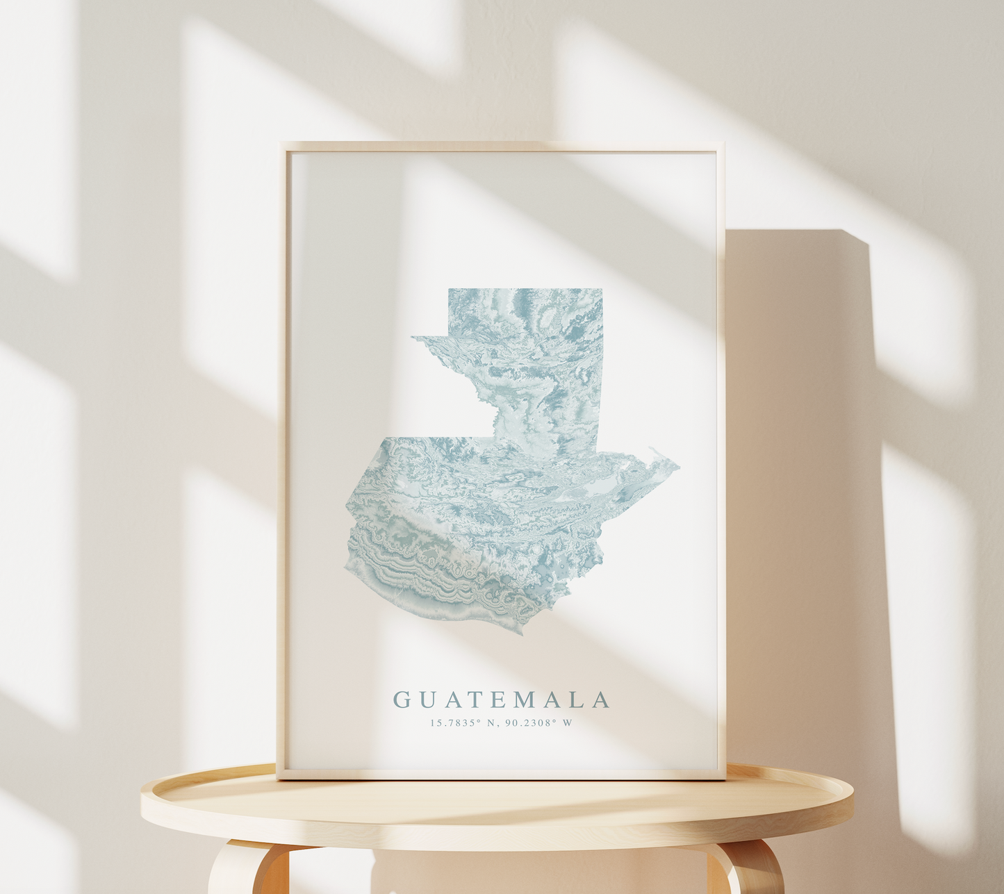 Guatemala Map Print