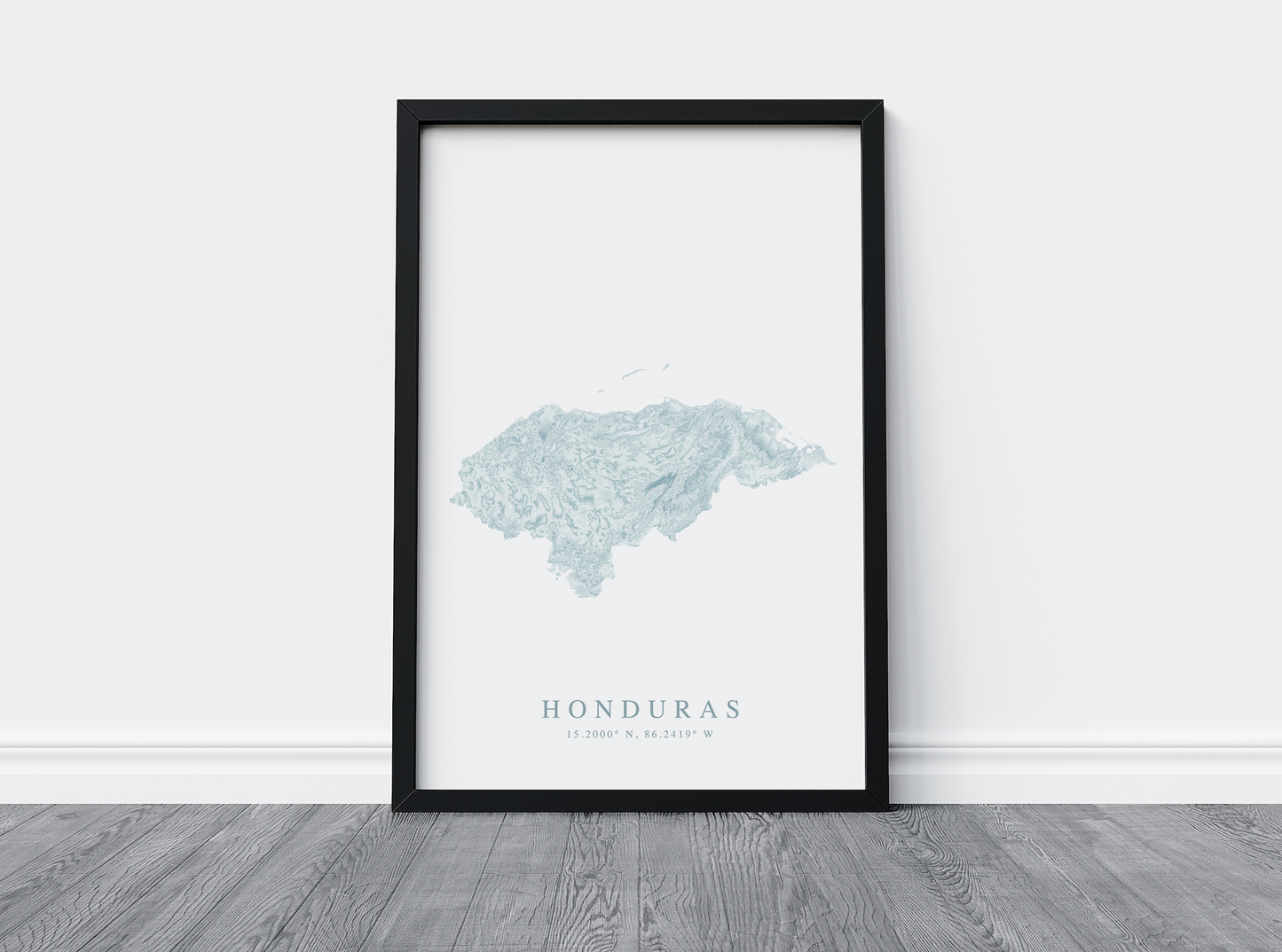 Honduras Map Print