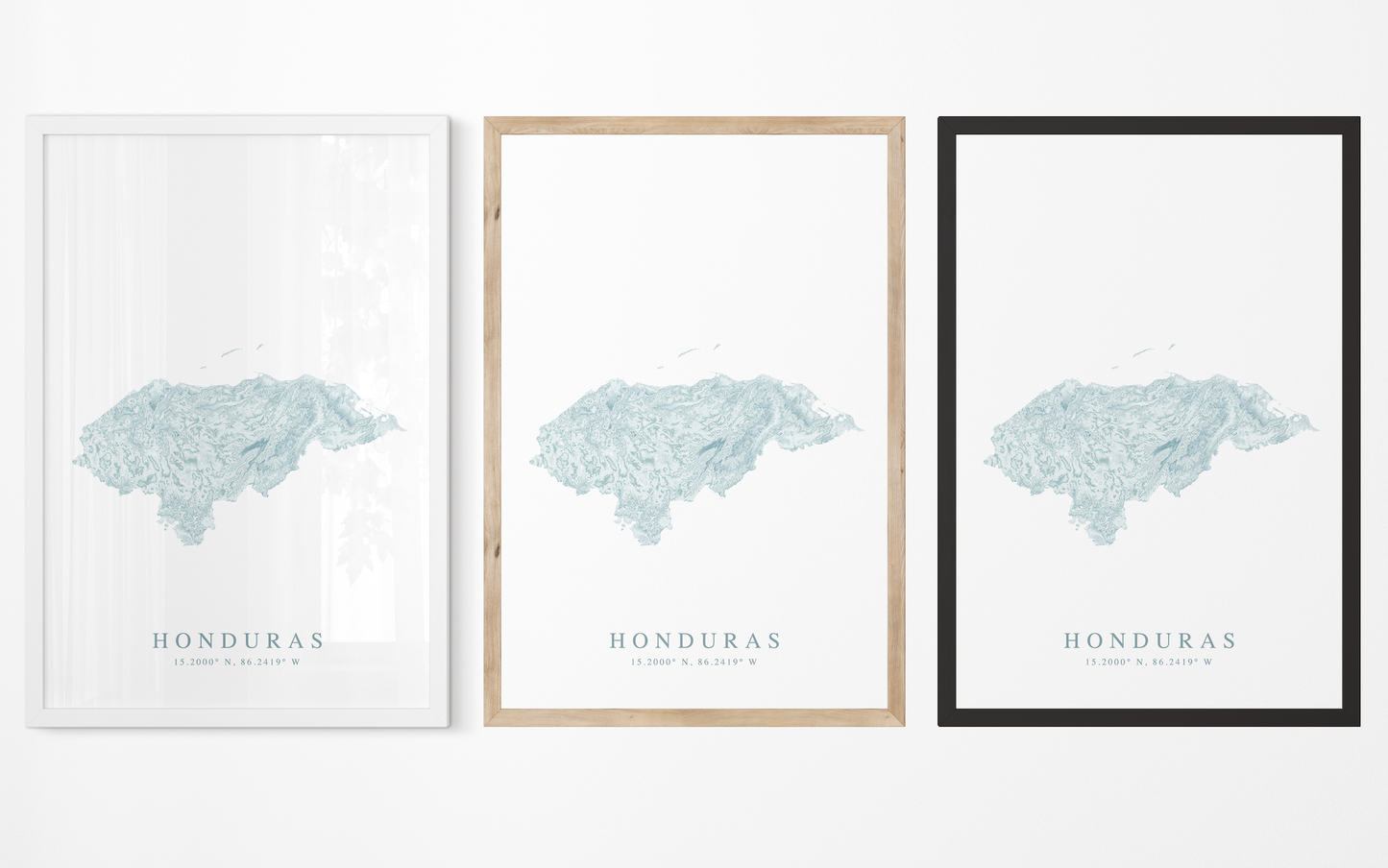 Honduras Map Print