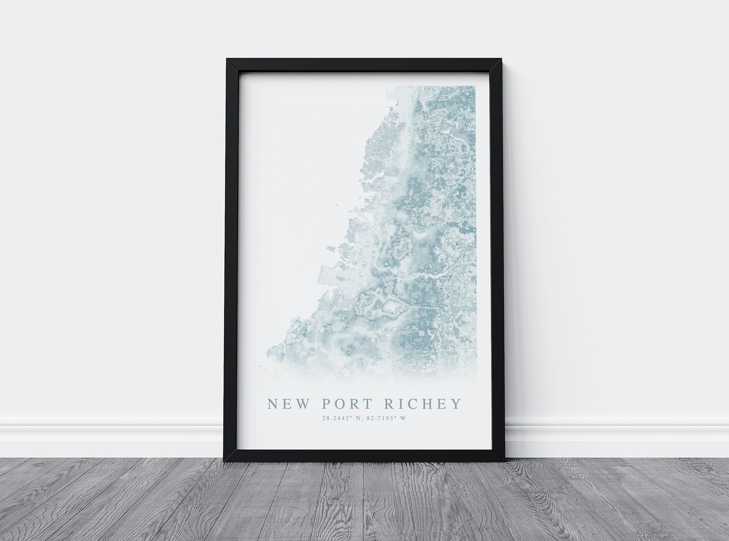 New Port Richey Map Print