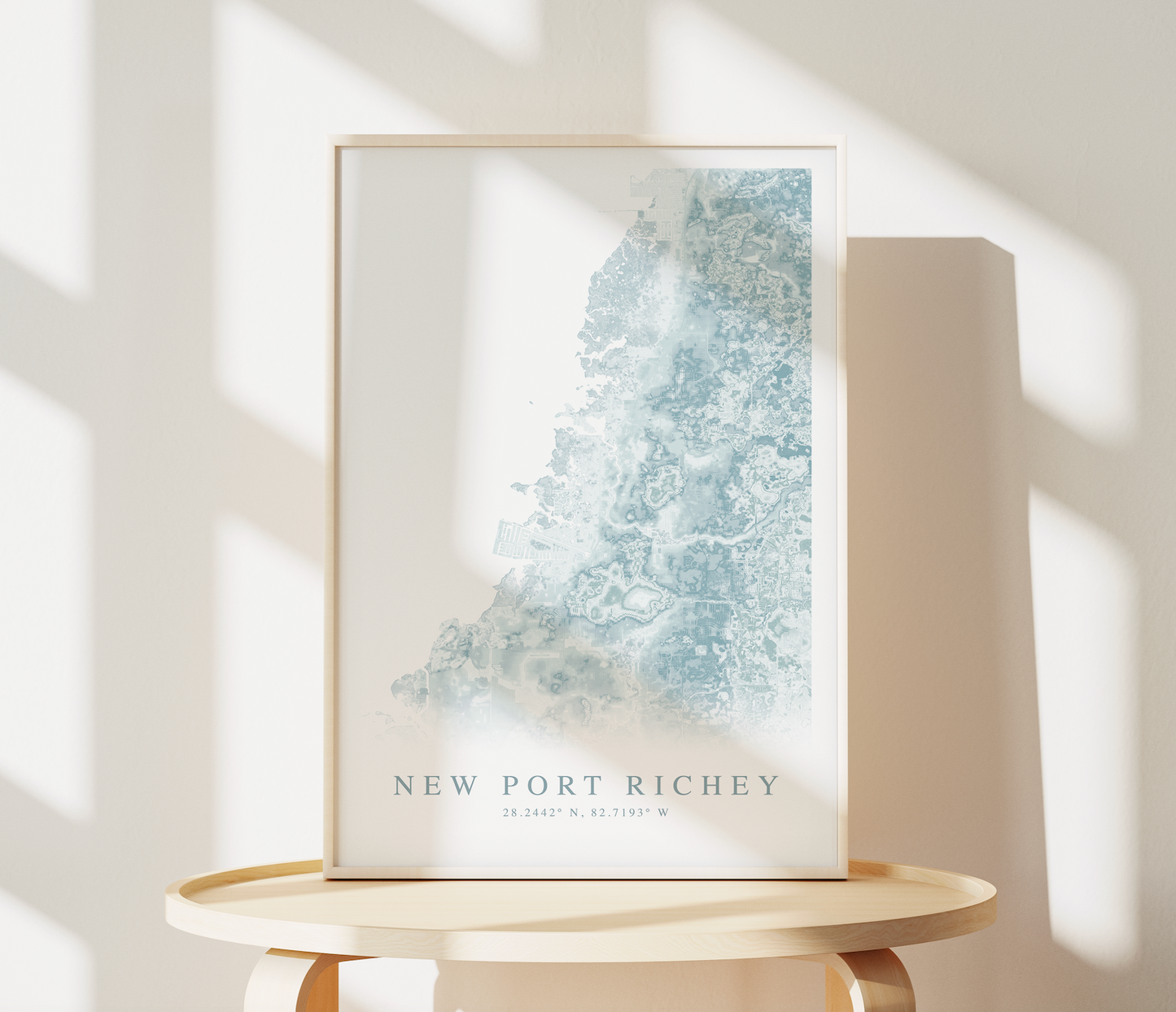 New Port Richey Map Print