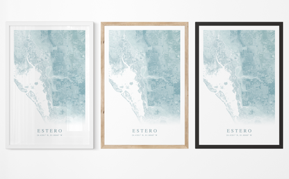 Estero Map Print