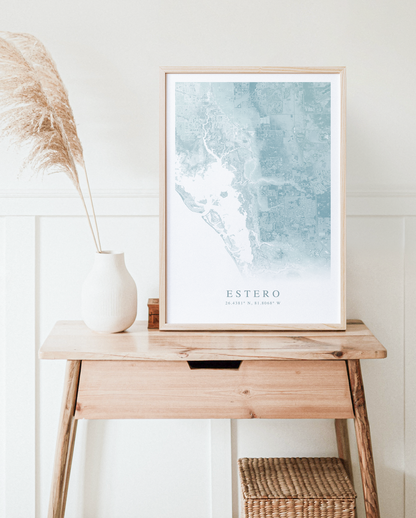 Estero Map Print