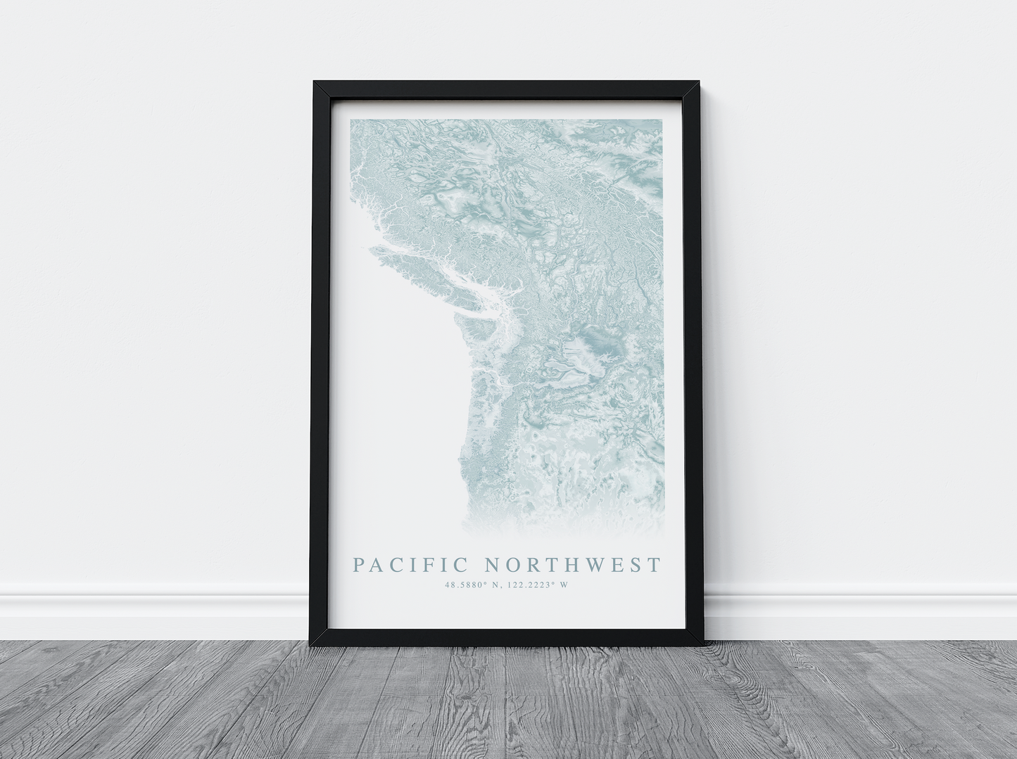 Pacific Northwest Map Print