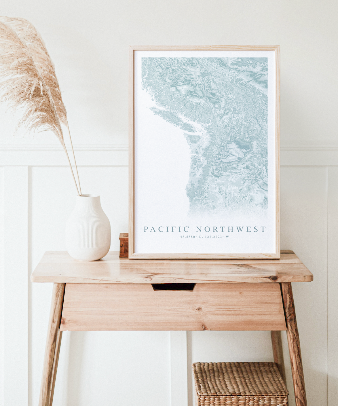 Pacific Northwest Map Print