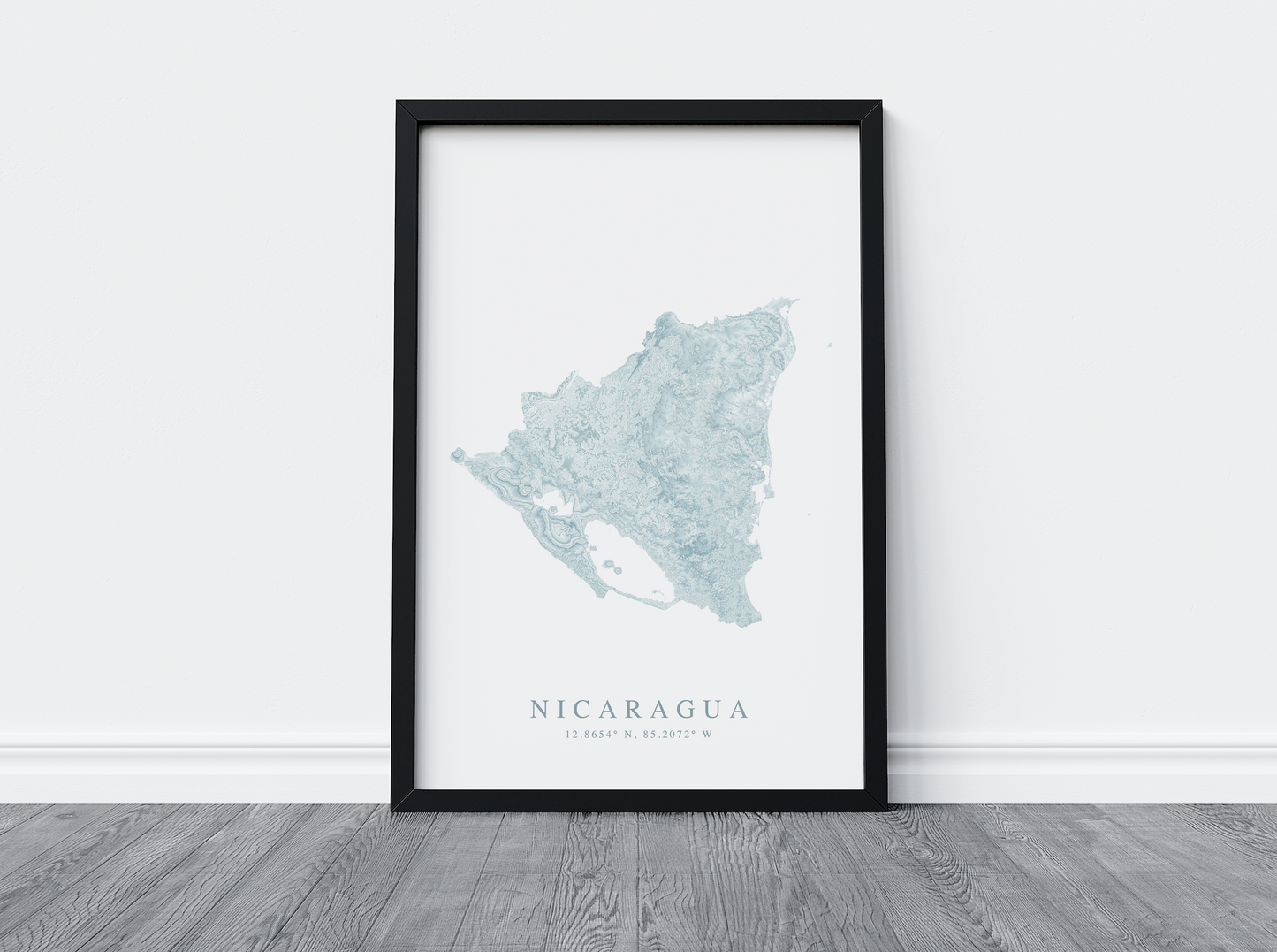 Nicaragua Map Print