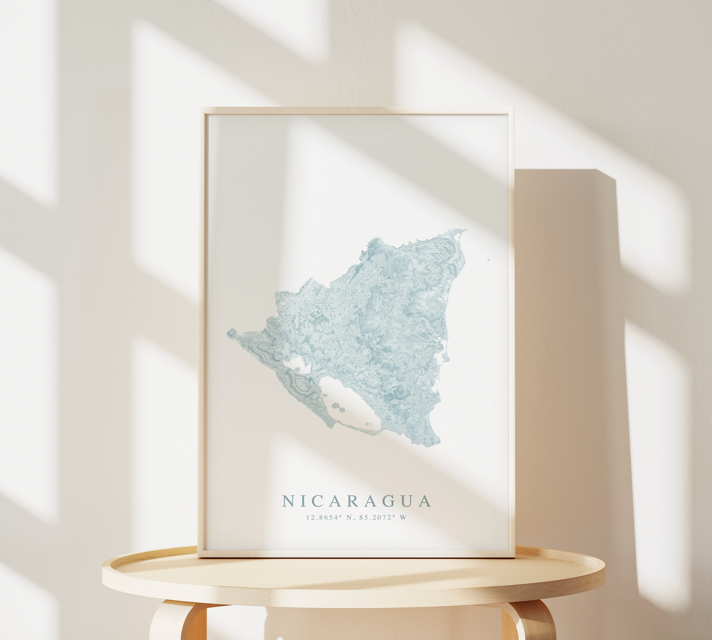 Nicaragua Map Print