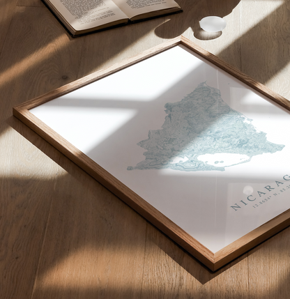 Nicaragua Map Print