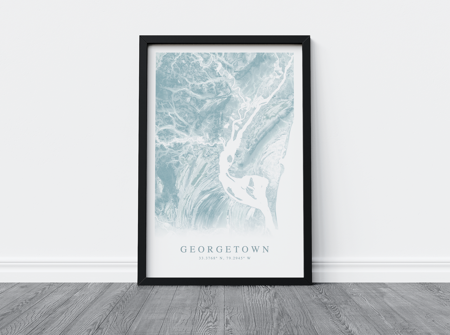 Georgetown SC Map Print