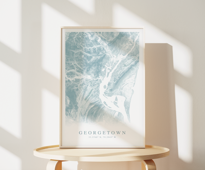 Georgetown SC Map Print