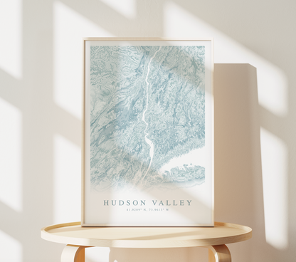 Hudson Valley Map Print