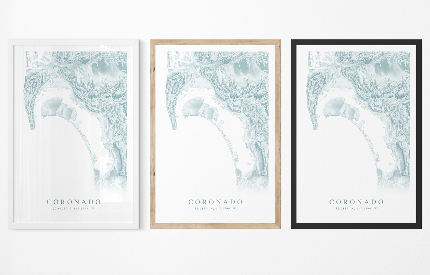 Coronado Map Print