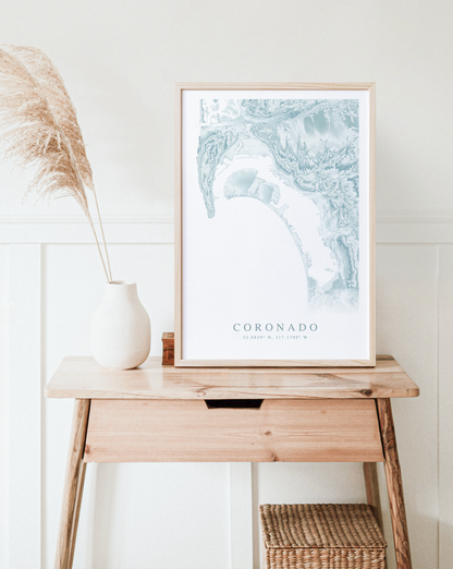 Coronado Map Print