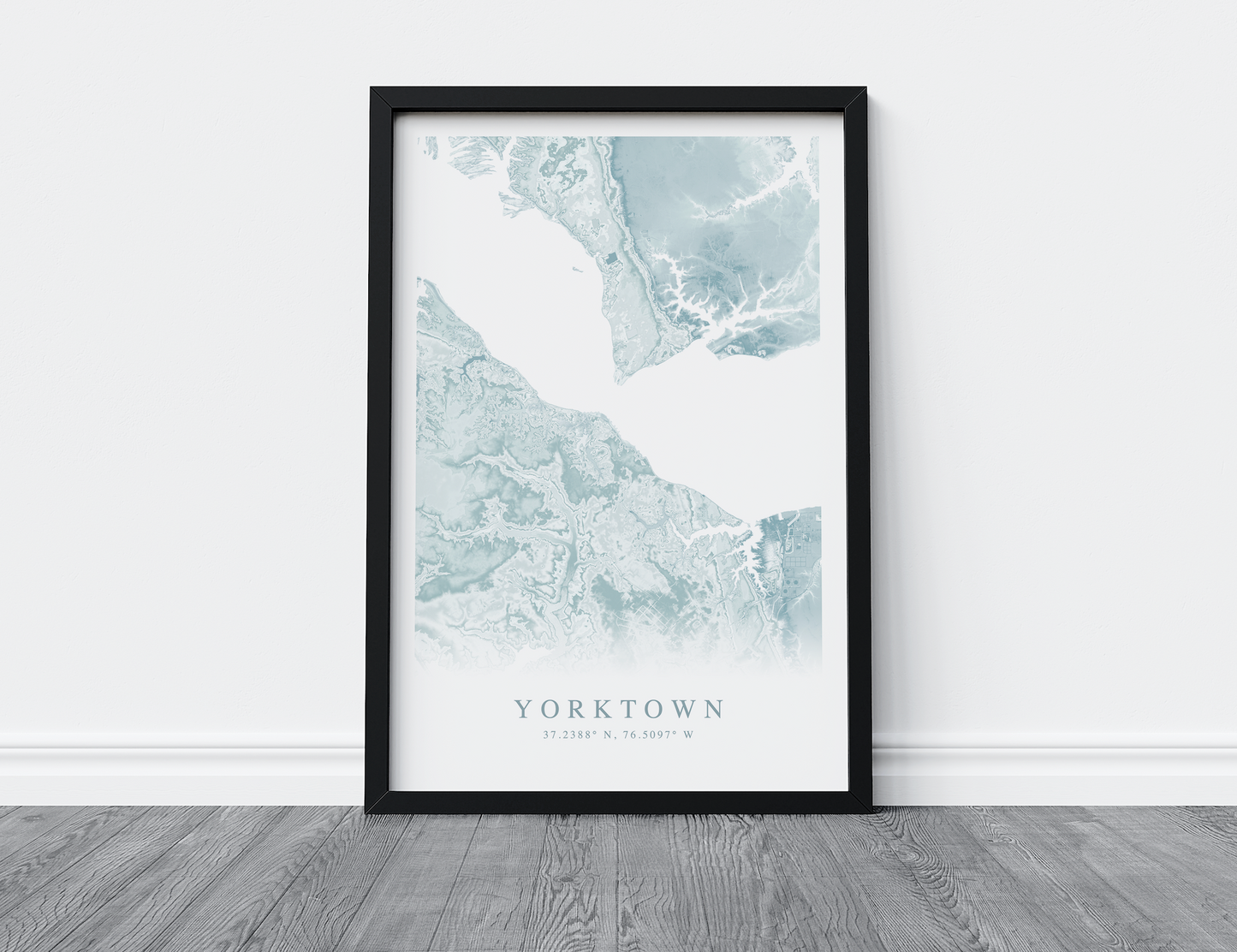 Yorktown VA Map Print