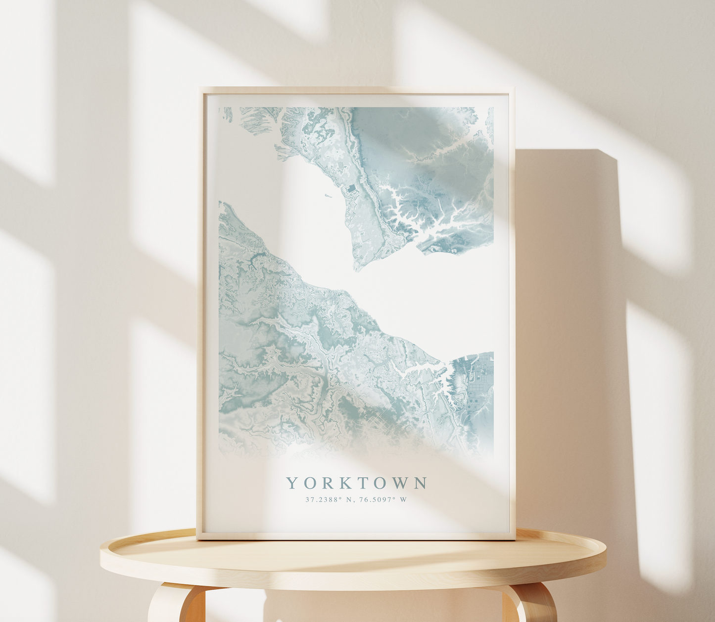 Yorktown VA Map Print