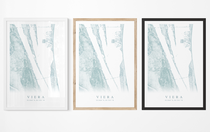 Viera FL Map Print