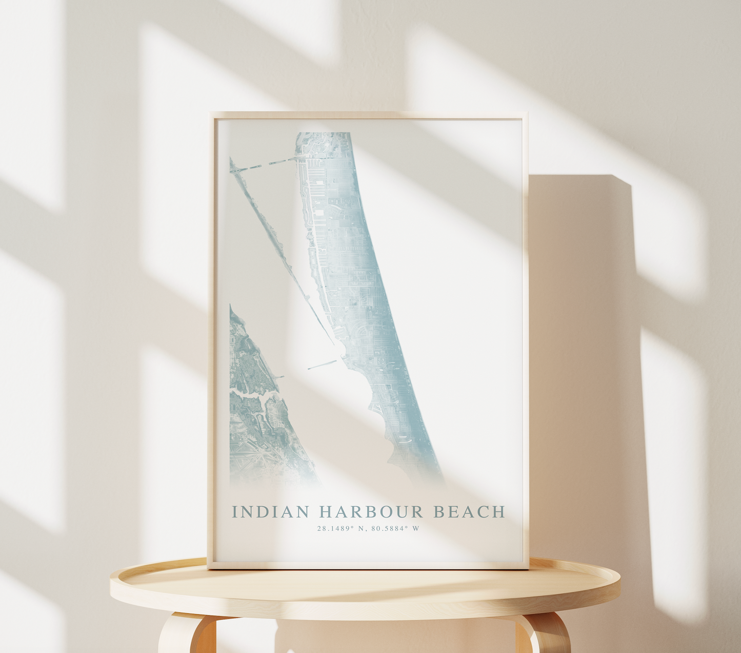 Indian Harbour Beach Map Print