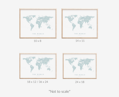 World Map Print