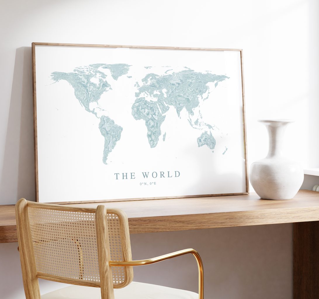 World Map Print