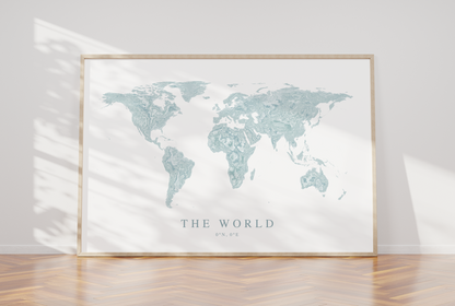 World Map Print