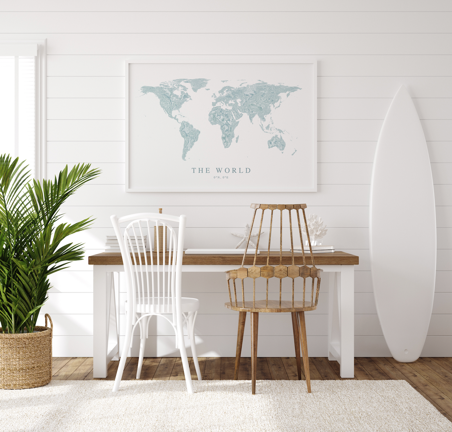 World Map Print