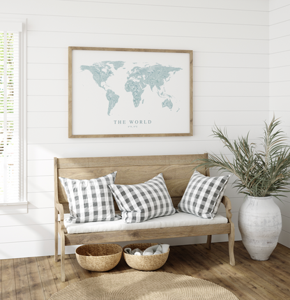 World Map Print