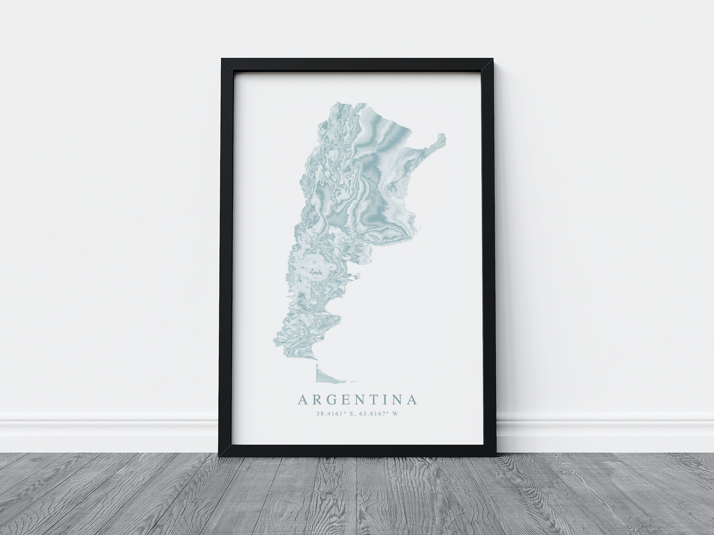 Argentina Map Print