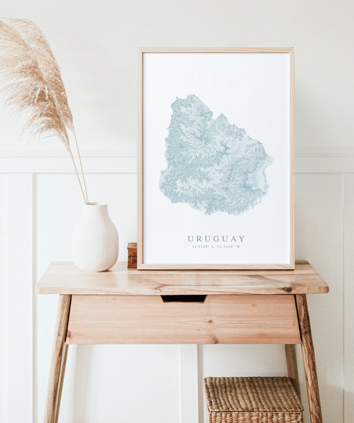 Uruguay Map Print