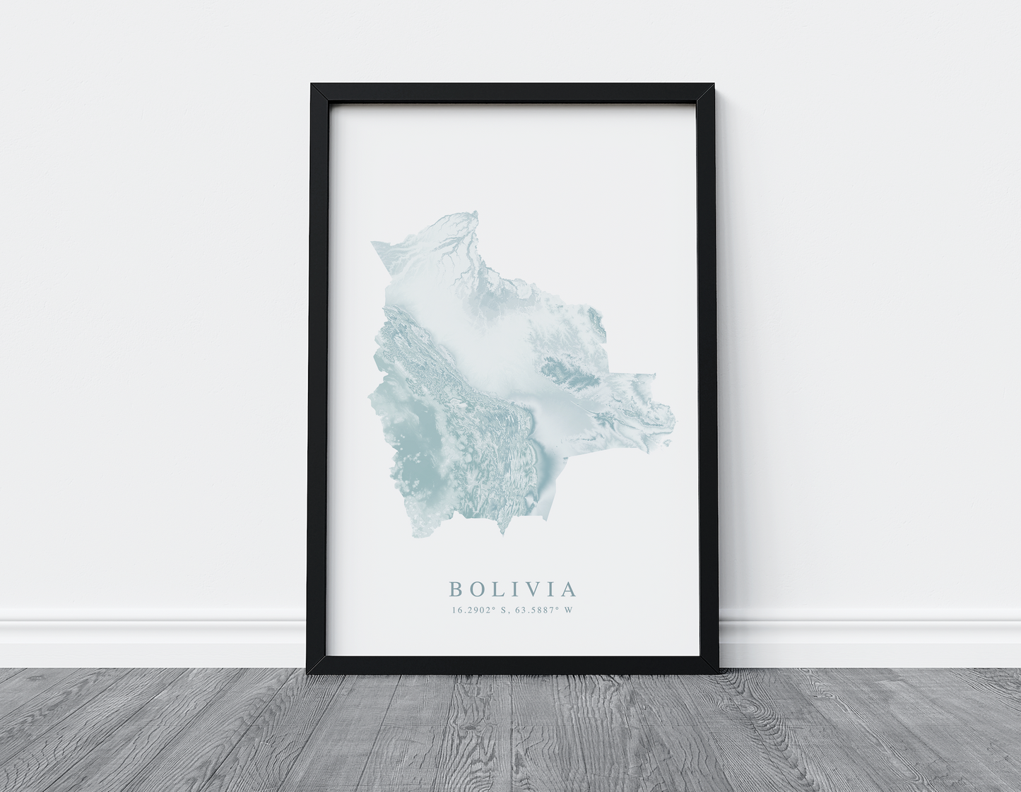 Bolivia Map Print