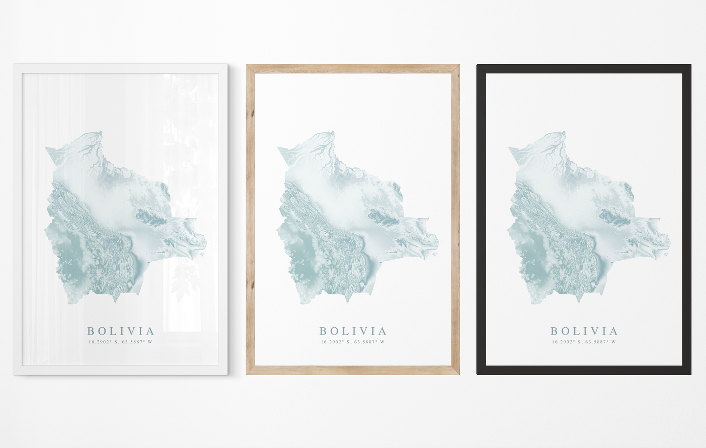 Bolivia Map Print