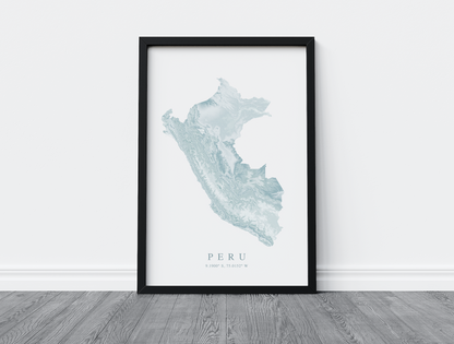 Peru Map Print