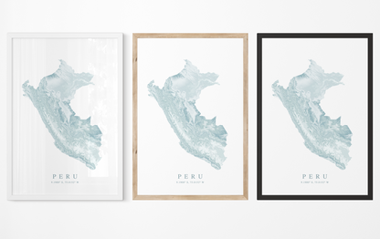 Peru Map Print