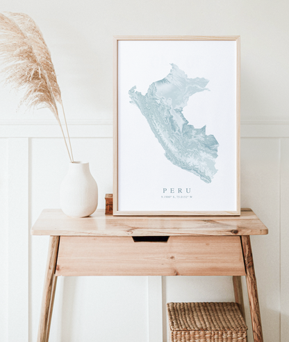 Peru Map Print