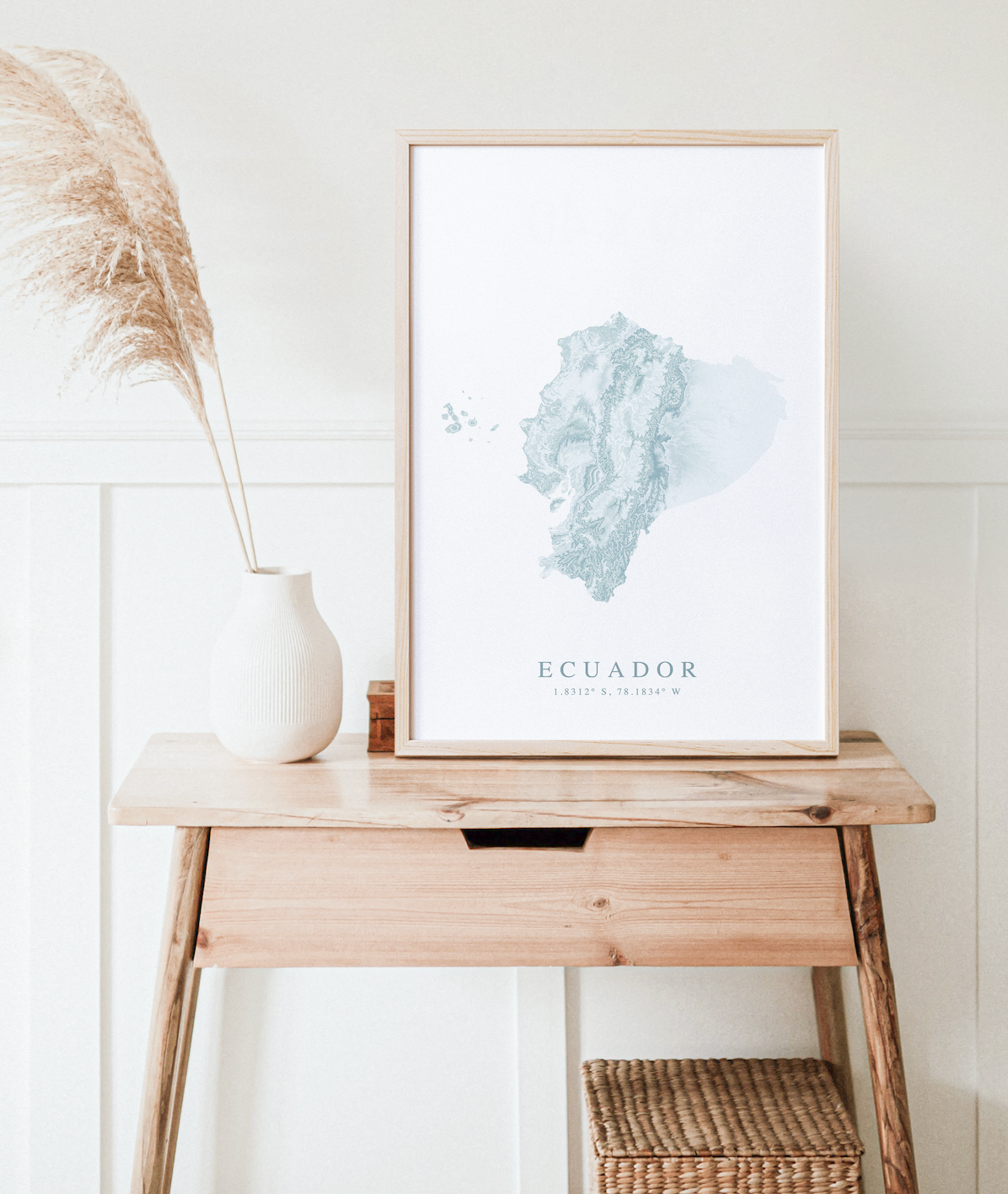 Ecuador Map Print