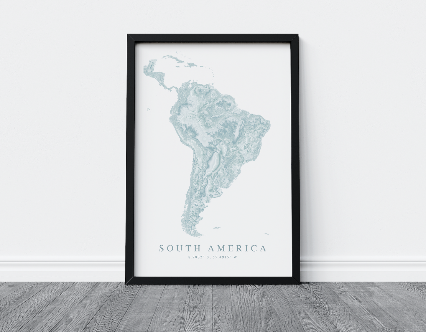 South America Map Print