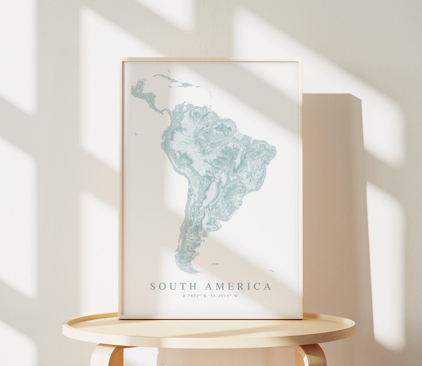 South America Map Print