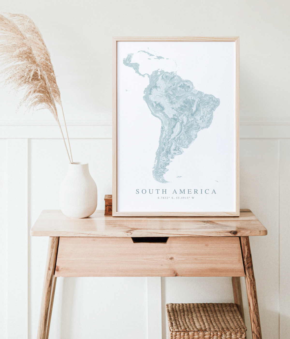 South America Map Print