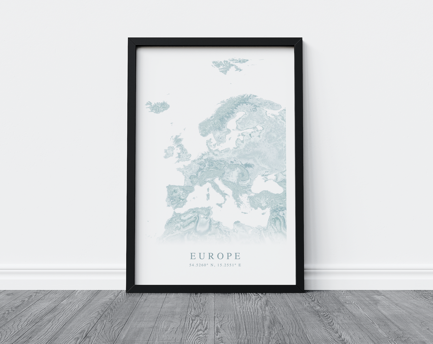 Europe Map Print